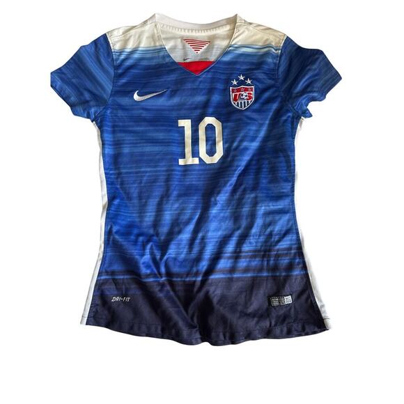 NIKE USA WOMENS SOCCER AWAY JERSEY Size L large 2015 - Picture 1 of 6